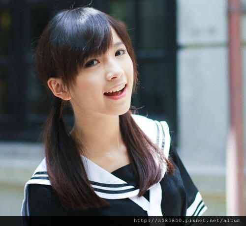  double Mawei girl Yucheng Jing pure 外拍 super cute school girl look like 1 