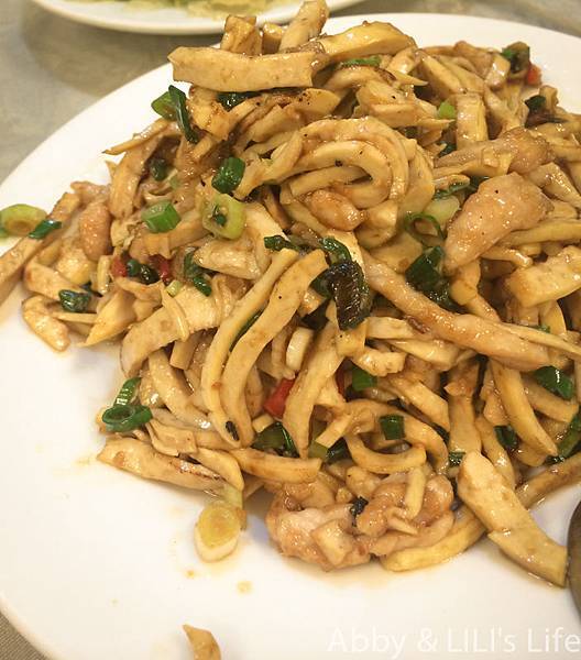 侯門小館豆干肉絲