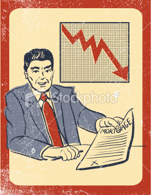 stock-illustration-7464771-mortgage-broker-losing-money