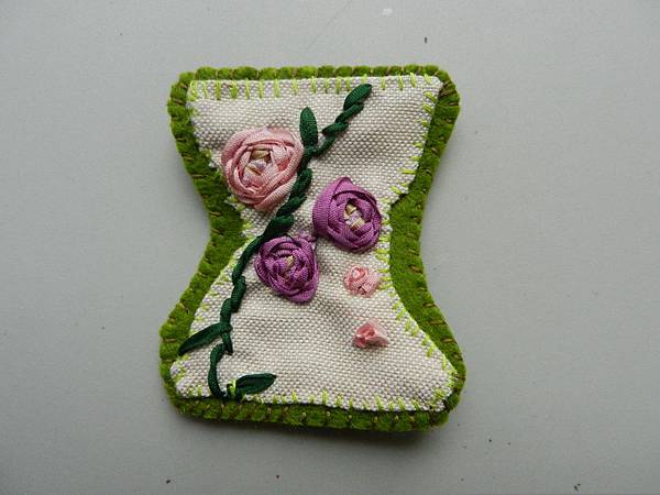 Flower Embroidery Brooch