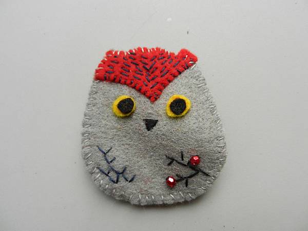 Winter Owl Brooch1