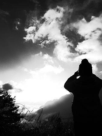 我喜歡專注的背影。