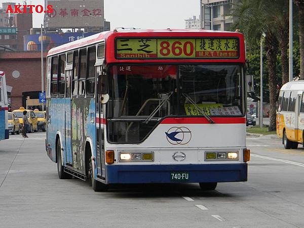 860路  740-FU(租用指南客運車輛)