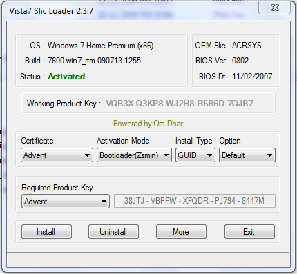 Windows 7 Slic Loader 249rar