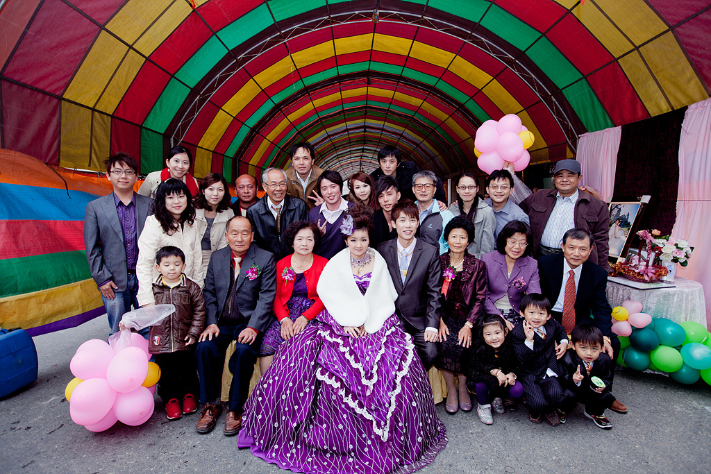 台中婚攝,婚禮攝影,新人推薦_流水席經典大合照