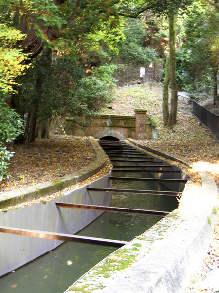 水道橋上部