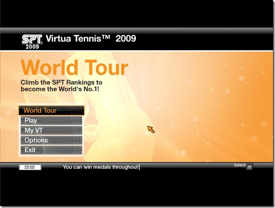 Virtua Tennis 2009 Main