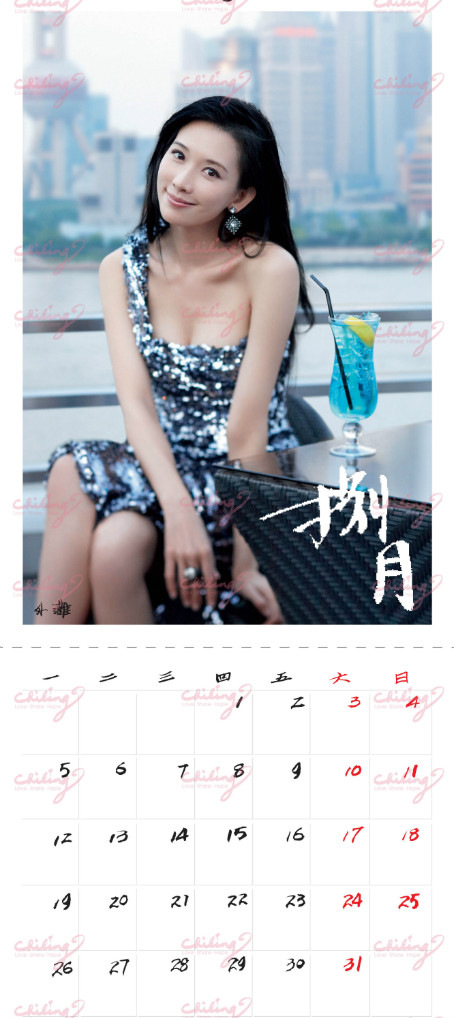 2013志玲姐姐公益年曆-內頁 2013志玲姐姐公益年曆-內頁