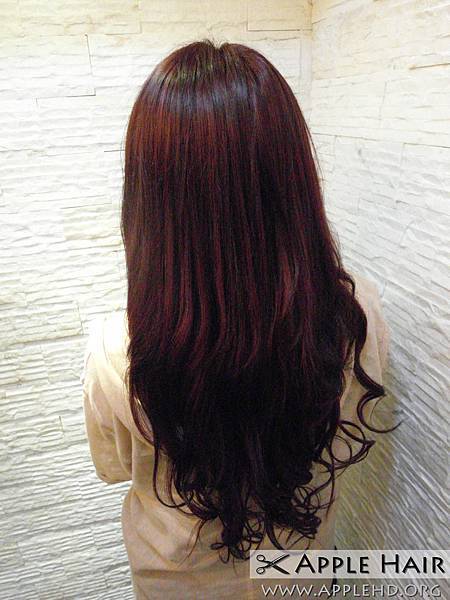 嬌豔夢幻粉紫 台北推薦接髮、平價接髮(正面)