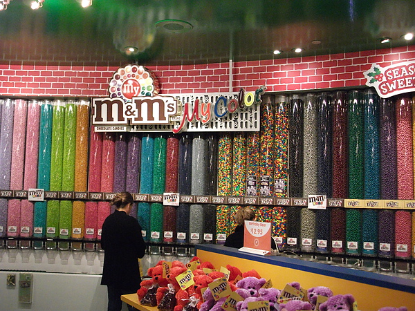 LasVegas~mm旗艦店糖果牆.JPG