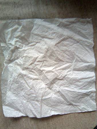 2.拿一張廚房紙巾 2.拿一張廚房紙巾