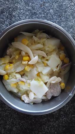 20150225玉米白醬淋飯 20150225玉米白醬淋飯