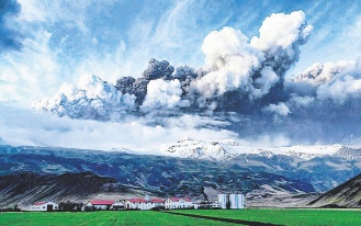 2010-04_冰島火山在今四月初剛爆發時,和冰河景觀合為一體,非常壯觀,卻讓歐洲空中交通亂成一團。(路透).jpg 2010-04_冰島火山在今四月初剛爆發時,和冰河景觀合為一體,非常壯觀,卻讓歐洲空中交通亂成一團。(路透).jpg