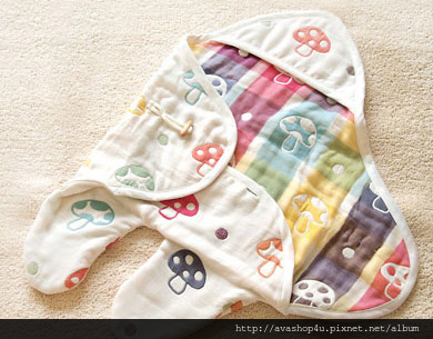 六層紗蘑菇包巾--團購價NT2780