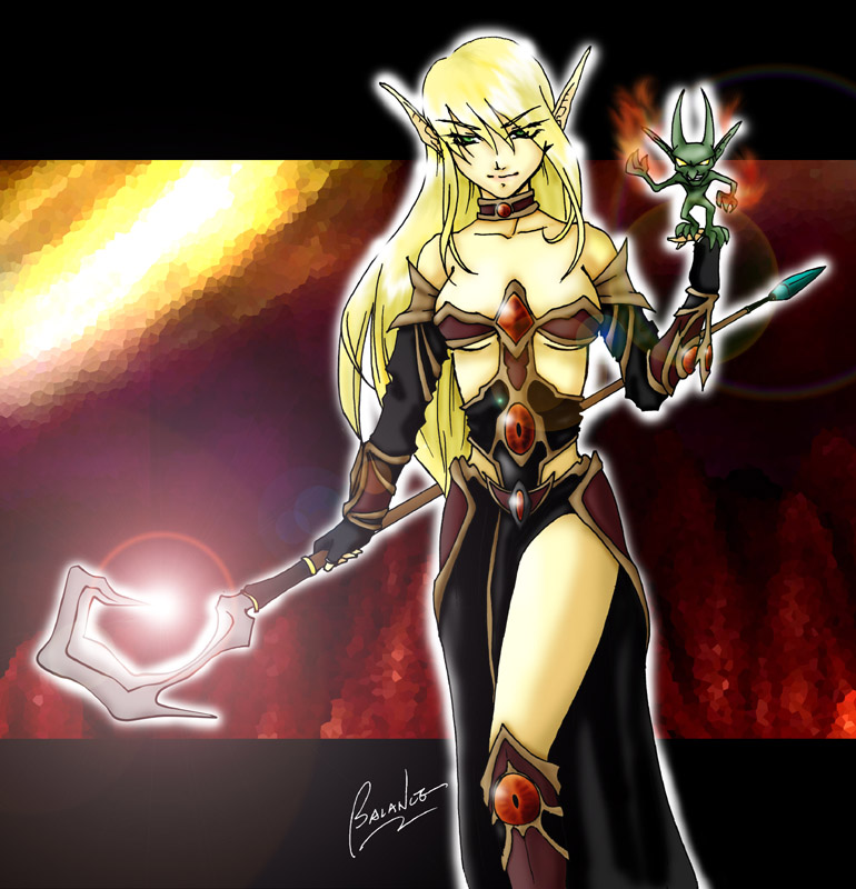 血精靈術士(女)