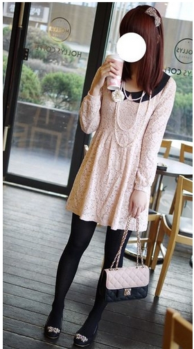 【R37】韓 高單價復古圓領雕花蕾絲洋裝.jpg