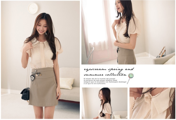 韓版甜美蝴蝶結領隱藏排釦澎澎縮口短袖雪紡襯衫上衣.jpg 韓版甜美蝴蝶結領隱藏排釦澎澎縮口短袖雪紡襯衫上衣.jpg