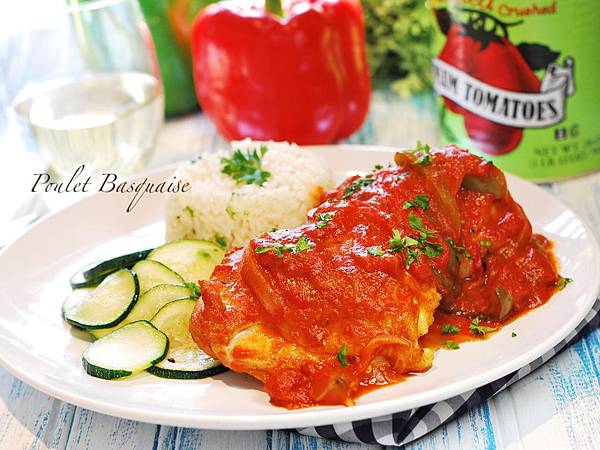 南法小館風味菜:巴斯克燉雞 Poulet Basquaise 南法小館風味菜:巴斯克燉雞 Poulet Basquaise