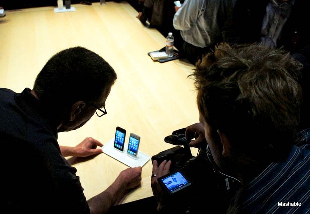 The media gets a first look at the iPhone 5