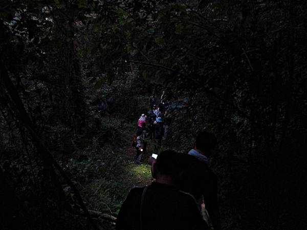 漆黑籠罩山徑 漆黑籠罩山徑