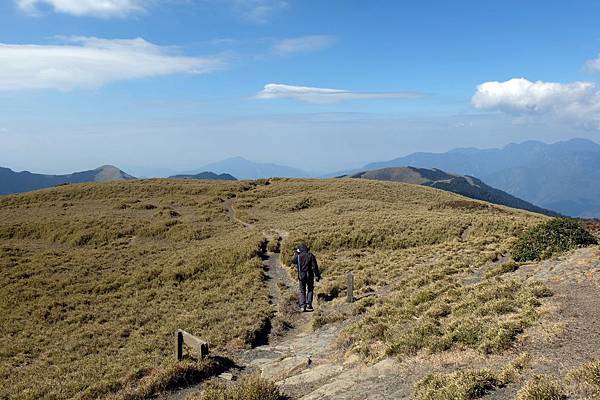 北峰往合歡西峰方向 北峰往合歡西峰方向