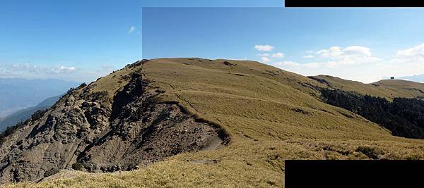 2.4K回頭看合歡北峰 2.4K回頭看合歡北峰