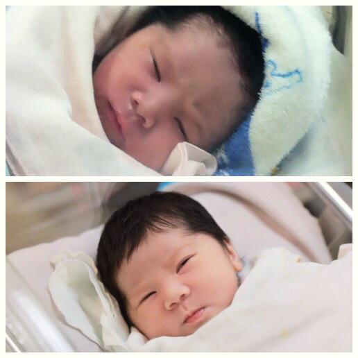 出生（上:哥哥/下:妹妹）