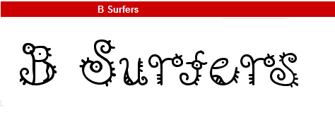 字型:B Surfers