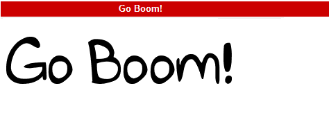 字型:Go Boom!