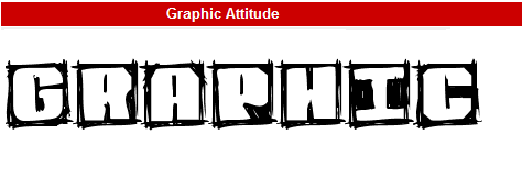 字型:Graphic Attitude