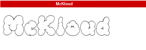 字型:McKloud
