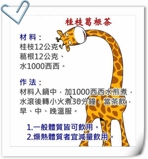 肩頸痠痛保健茶飲 桂枝葛根茶 Bmw5667的部落格 痞客邦