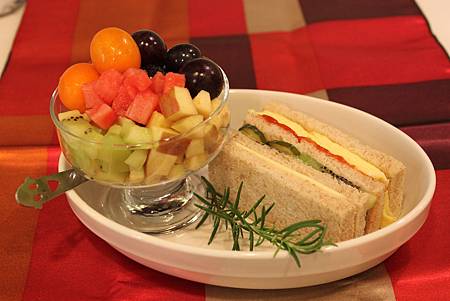 三明治&水果組合