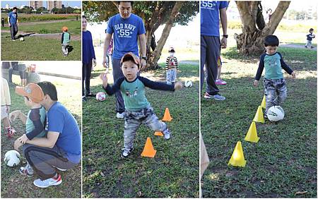 爸爸陪虎虎上足球課 爸爸陪虎虎上足球課
