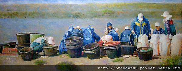 01.潟湖邊上的勞動者 ˙ 挖牡蠣的人群