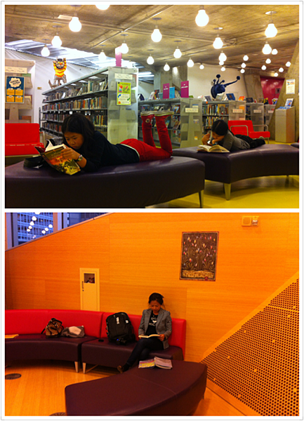 reading in central library combo