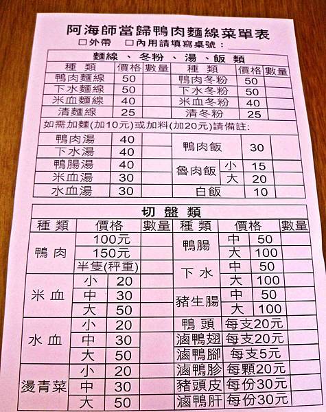 雲林必吃老店美食～「阿海師鴨肉麵線」滷鴨翅/鴨血/鴨肝，好吃