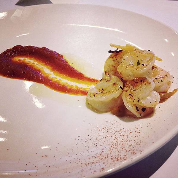 TR-烤鮮蝦佐甜椒醬汁 TR-烤鮮蝦佐甜椒醬汁