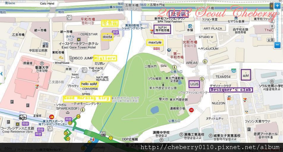 P東大門逛街K圖