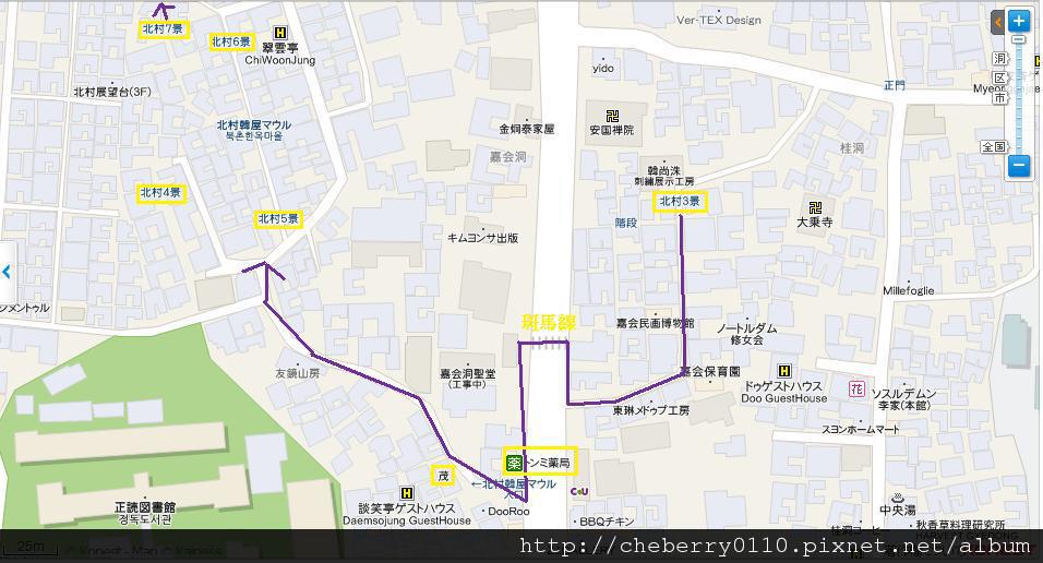 北村四五六七景K圖