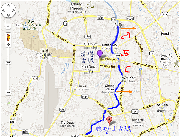 屏河以東示意圖