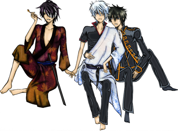 TAKASUGI & GINTOKI & HIJIKATA