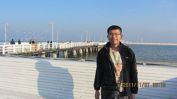 我和Sopot海邊景色合照 我和Sopot海邊景色合照