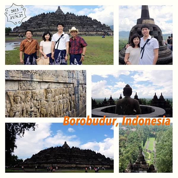 全世界最大的佛教遺跡~Borobudur, Indonesia  