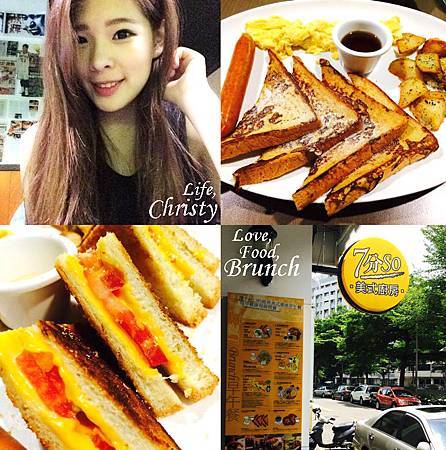 【食記】台中*Burger Joint7分SO美式廚房。華美店|大滿足的經典早午餐♥