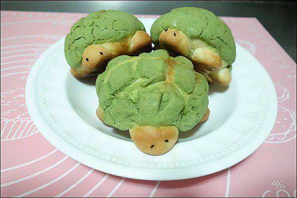 抹茶烏龜波蘿麵包 (24)