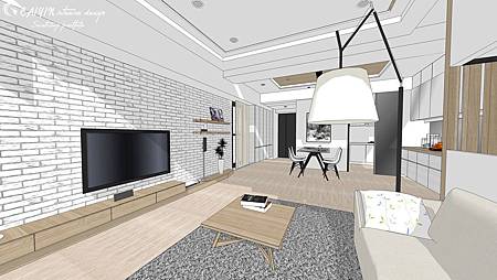 現代北歐風設計　sketchup教學