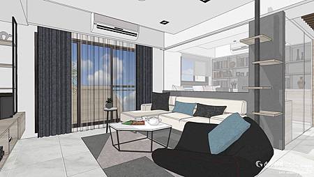 中部室內設計 辰偉建設 情定水蓮 住宅設計