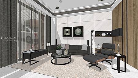 簡約人文sketchup設計|中部sketchup教學推薦