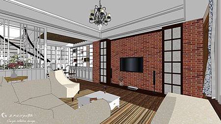 台中室內設計 大肚馥邦天下 電視牆裝潢 系統櫃 客廳裝潢 (1).jpg